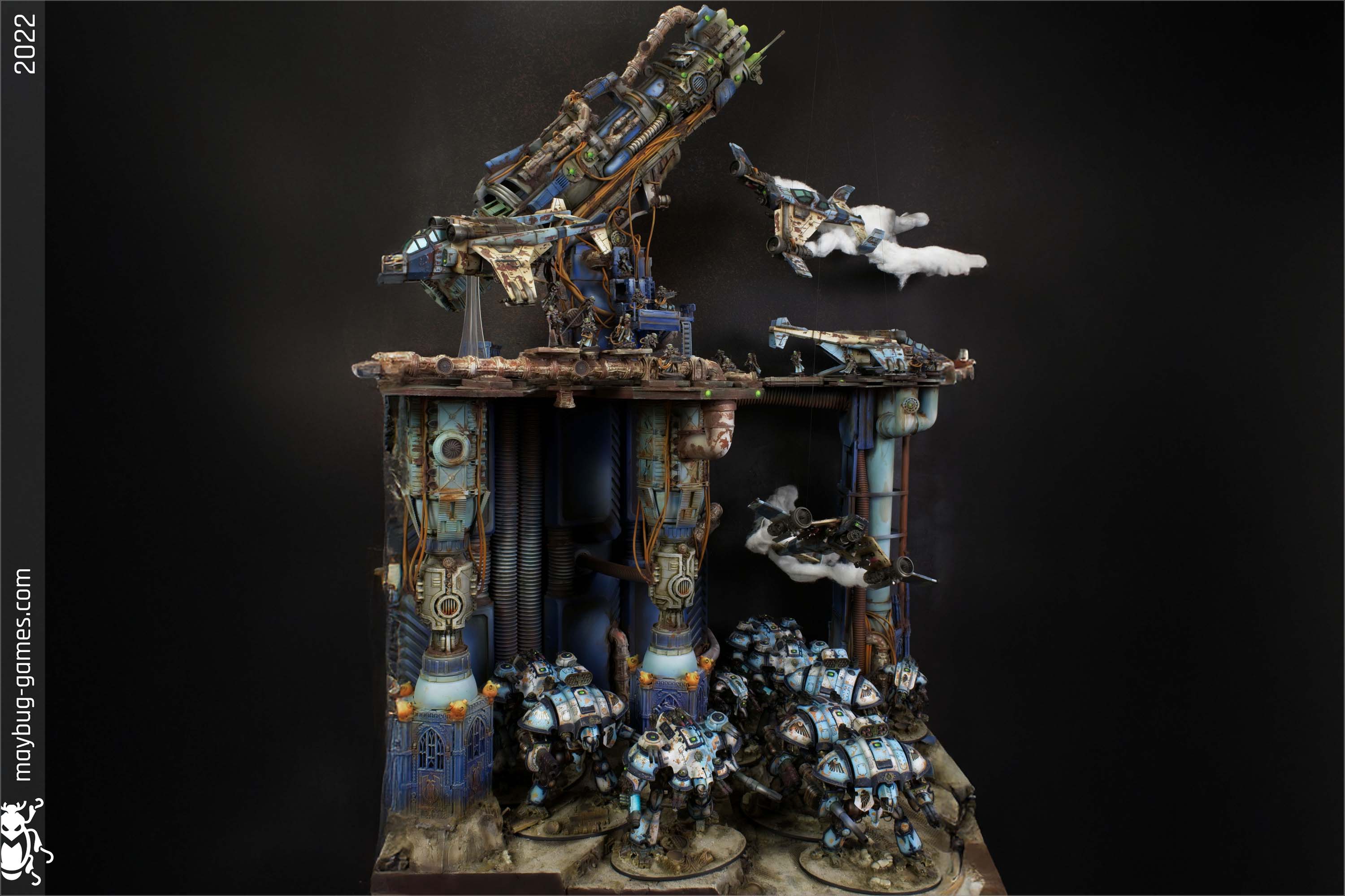 Terrain diorama Imperial Knights